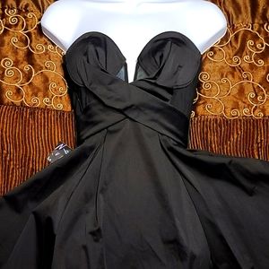 NWOT Black corset dress NYE Ready